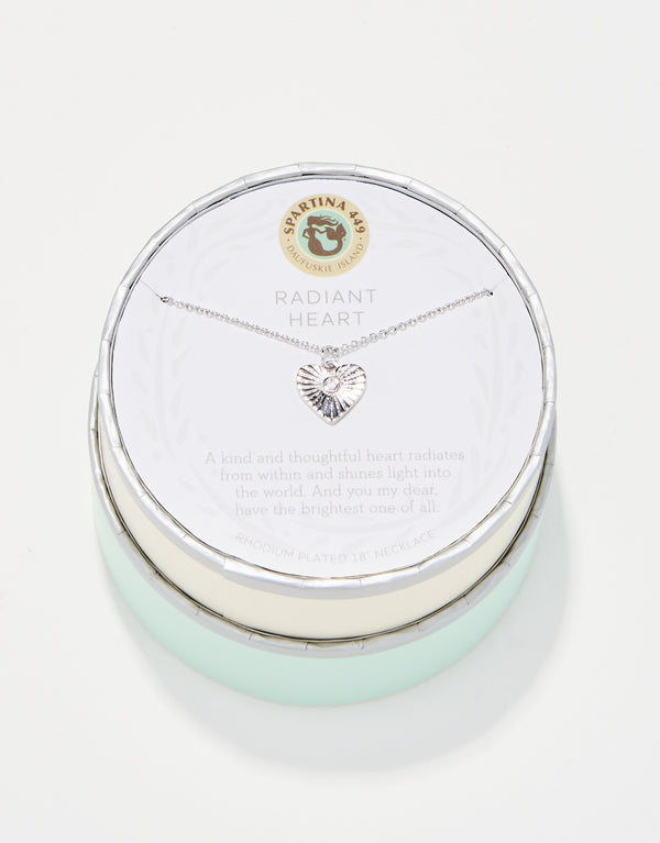 Heart Necklace in Silver Madison's Niche 