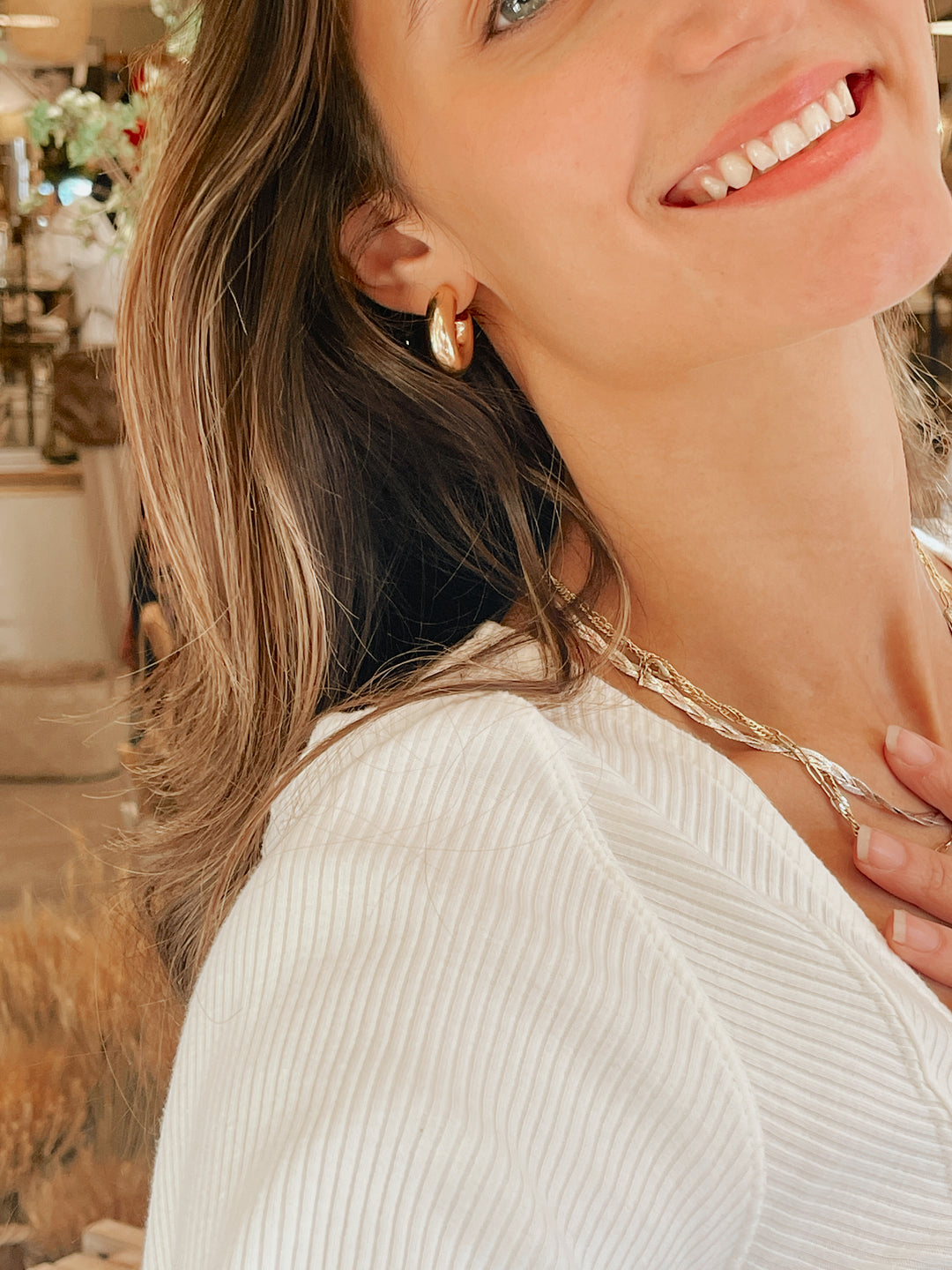 Bubble Hoop Earring - Madison's Niche 