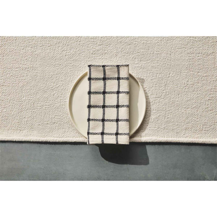 Black & Cream Napkin Set of 4 - Madison's Niche 