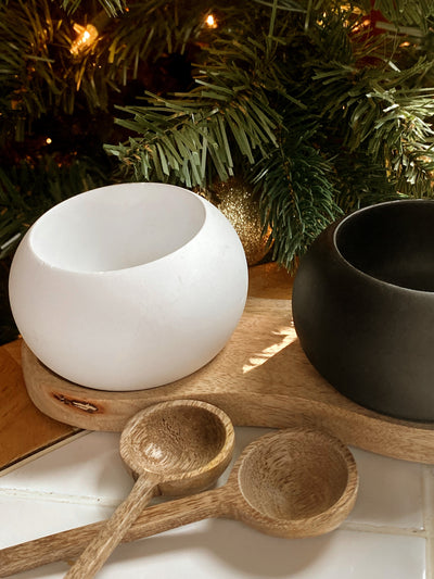 Wood Tray with 2 Bowl Sets - Madison's Niche 