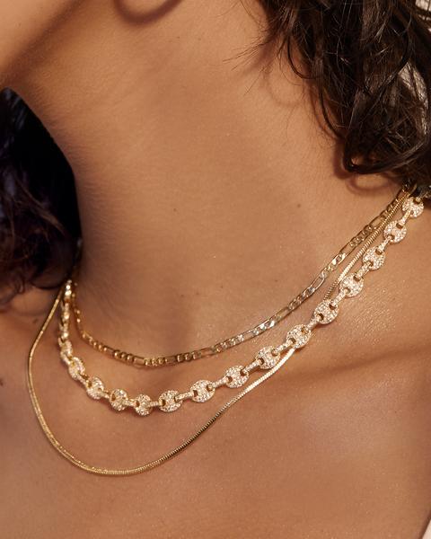 Celia Chain Necklace in Gold - Madison's Niche 