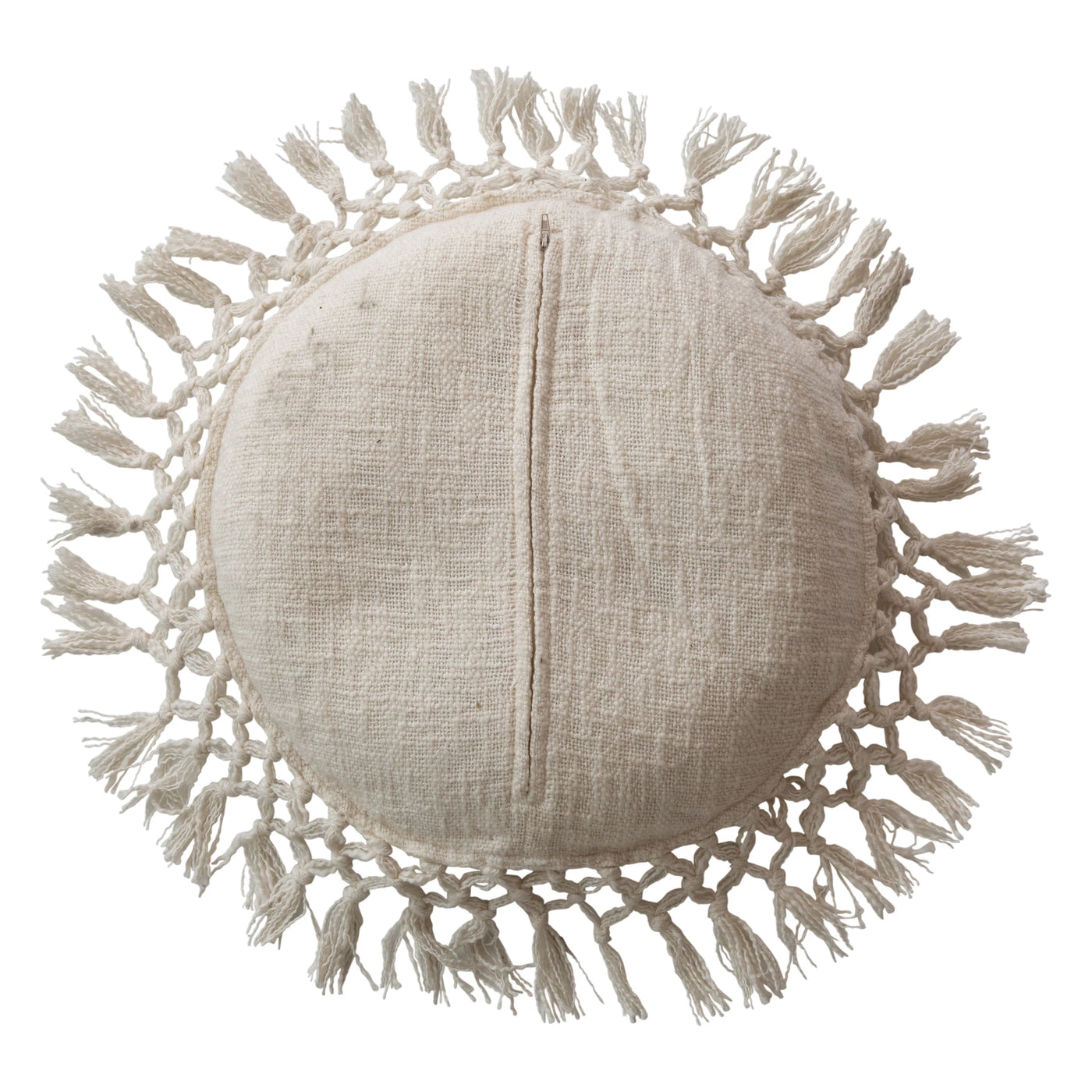 Cream 16" Round Pillow - Madison's Niche 