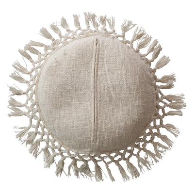 Cream 16" Round Pillow - Madison's Niche 