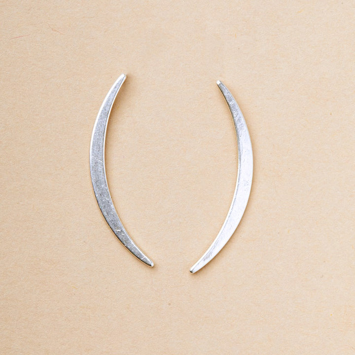 Gibbous Slice in Sterling Silver - Madison's Niche 
