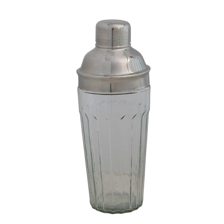 Glass & Stainless Steel Cocktail Shaker - Madison's Niche 