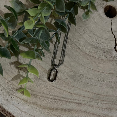 Tri-Strand Pendant Necklace in Silver - Madison's Niche 