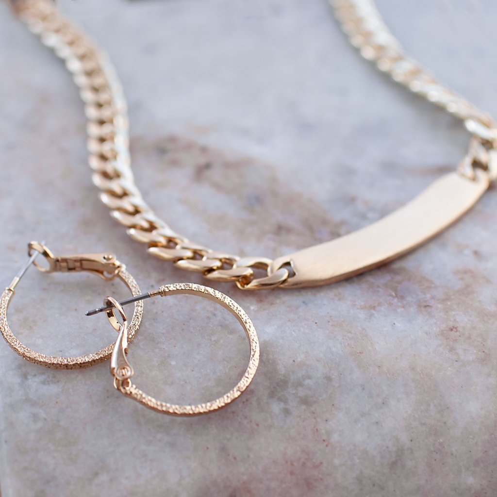 Morgan Chain Necklace in Gold - Madison's Niche 