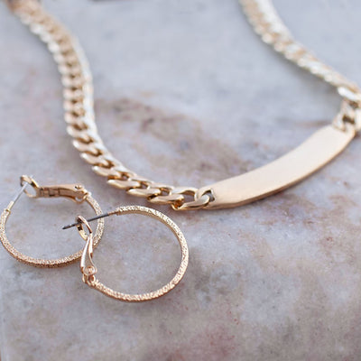 Morgan Chain Necklace in Gold - Madison's Niche 