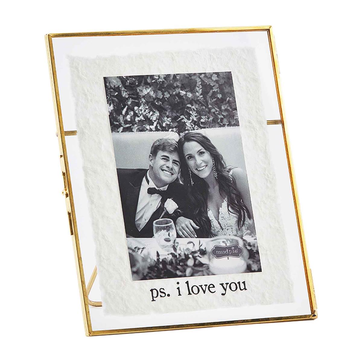 P.S. I Love You Brass Frame - Madison's Niche 