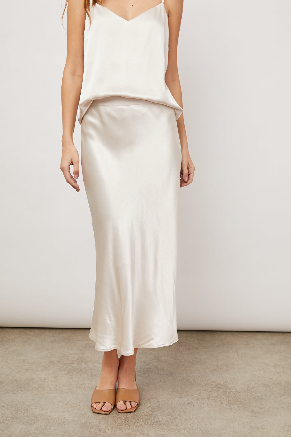 Berlin Skirt in Ivory - Madison's Niche 