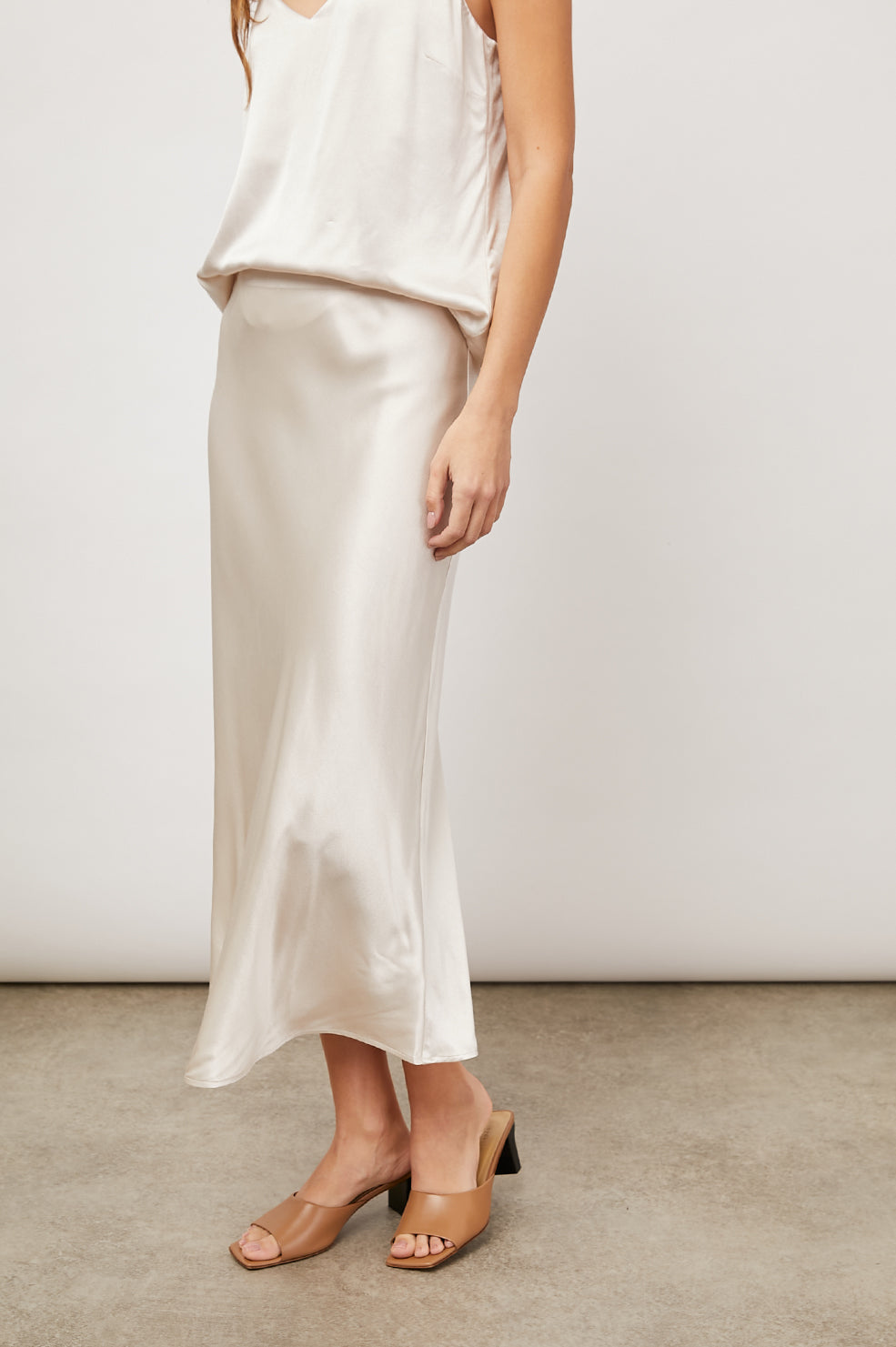 Berlin Skirt in Ivory - Madison's Niche 