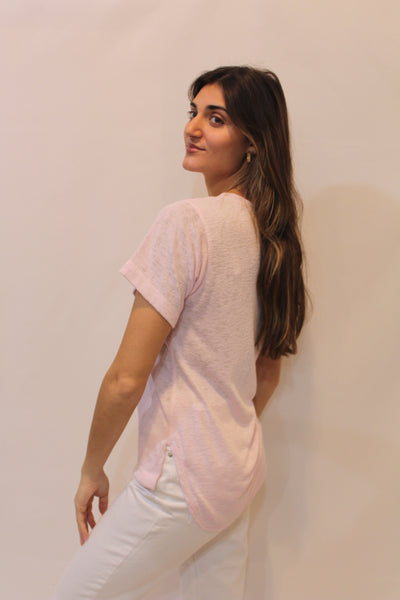 Poppy T-Shirt in Pink - Madison's Niche 