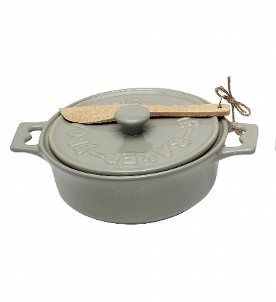 Brie Baker with Scoop in Grey - Madison's Niche 