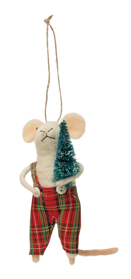 Mouse Ornament - Madison's Niche 