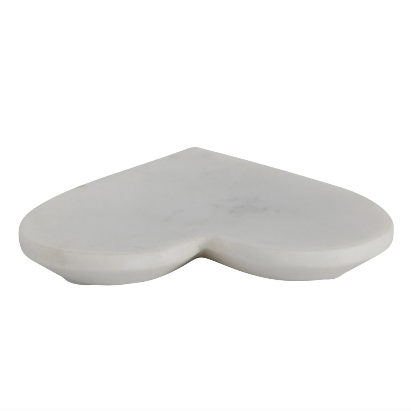 White Marble Heart Dish - Madison's Niche 