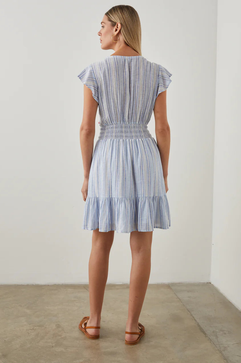 Tara Dress in Napoli Stripe - Madison's Niche 