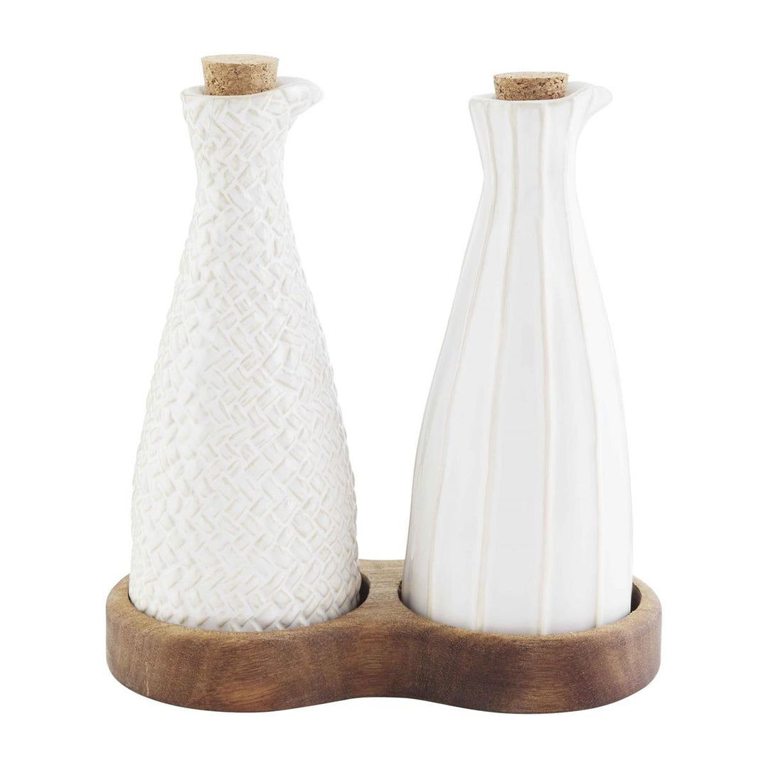 Textured Oil & Vinegar Set - Madison's Niche 