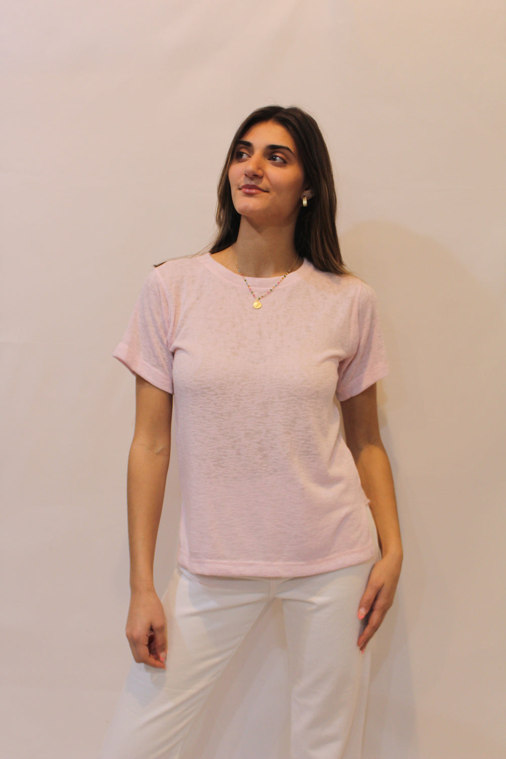 Poppy T-Shirt in Pink - Madison's Niche 