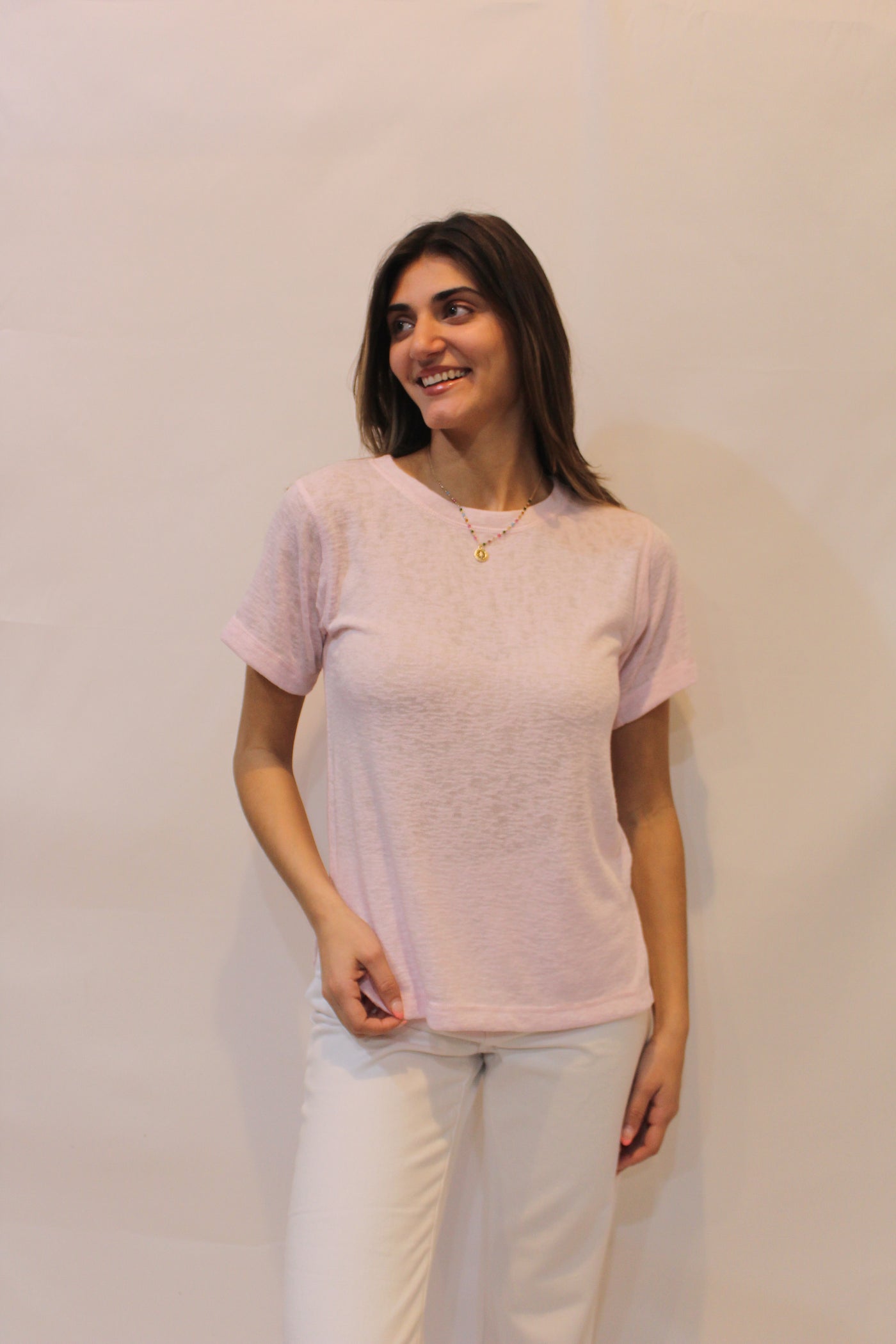 Poppy T-Shirt in Pink - Madison's Niche 