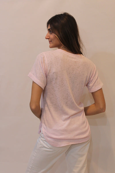 Poppy T-Shirt in Pink - Madison's Niche 