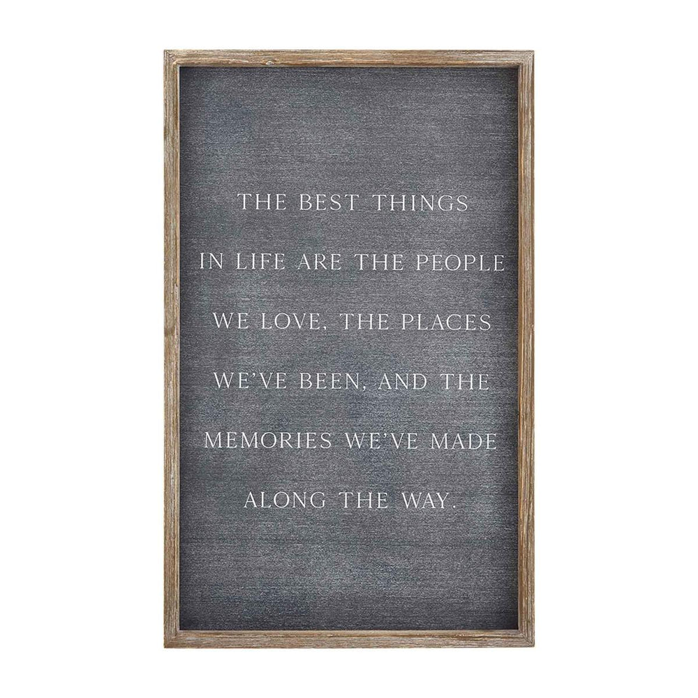 The Best Things Plaque - Madison&