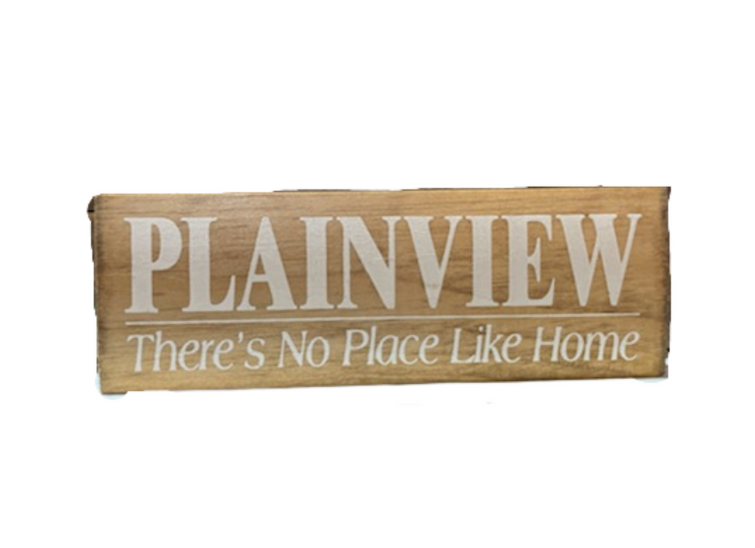 "No Place Like Home" Plainview Tiny Town Sign - Madison's Niche 