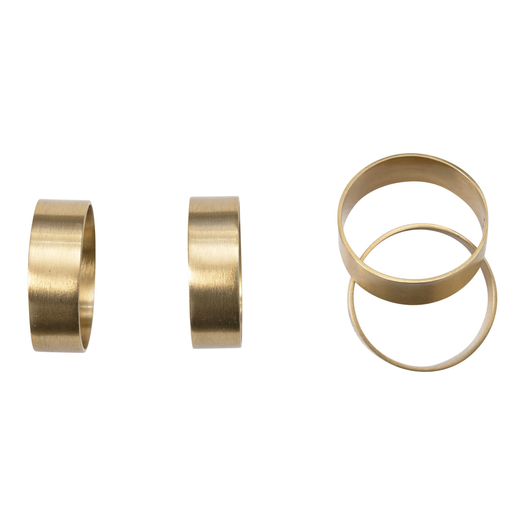 Brass Napkin Rings Set of 4 - Madison's Niche 