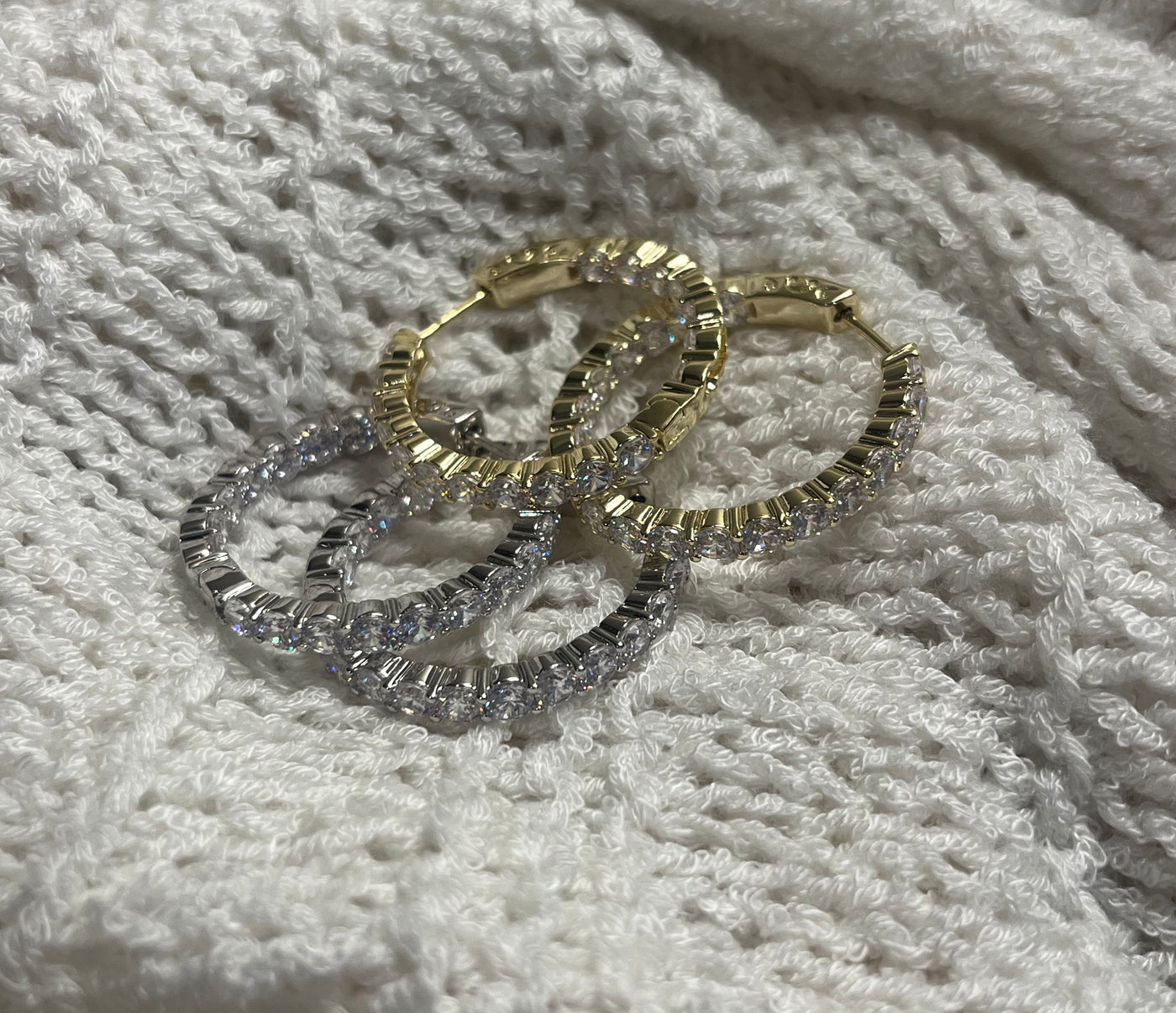 Baguette Earring in Gold - Madison's Niche 