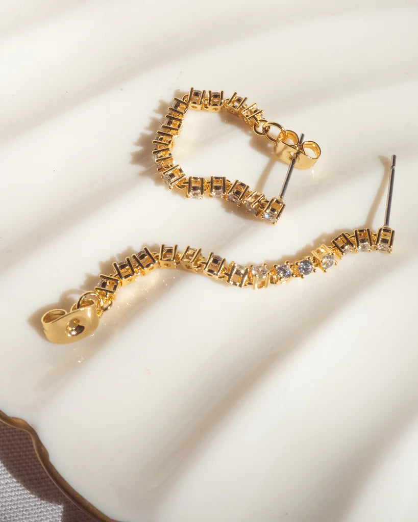 Ballier Chain Studs in Gold - Madison's Niche 