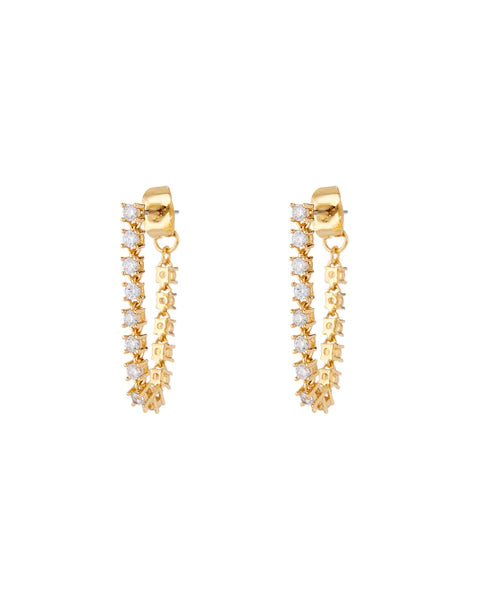 Ballier Chain Studs in Gold - Madison's Niche 