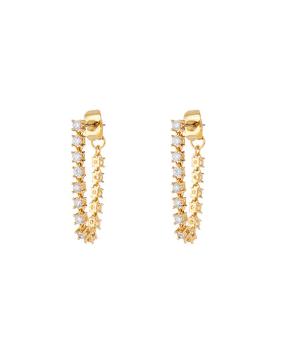 Ballier Chain Studs in Gold - Madison's Niche 