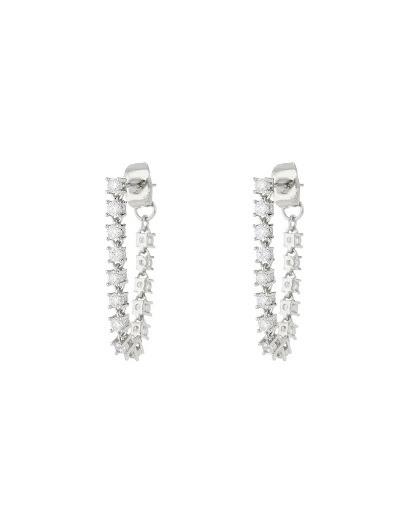 Ballier Chain Studs in Silver - Madison's Niche 