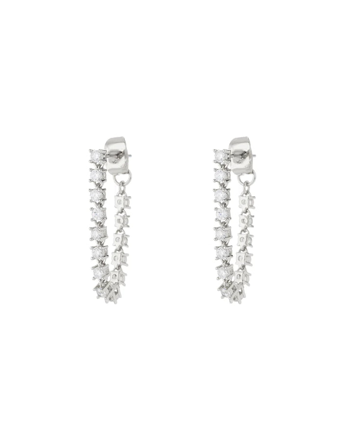 Ballier Chain Studs in Silver - Madison's Niche 