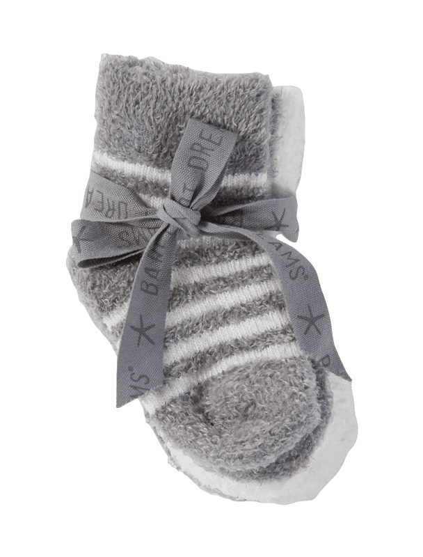 CozyChic Infant Socks 3-Pack in Pewter - Madison&