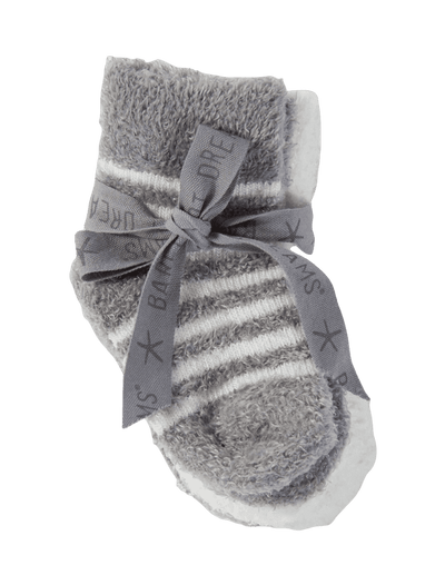 CozyChic Infant Socks 3-Pack in Pewter - Madison's Niche 