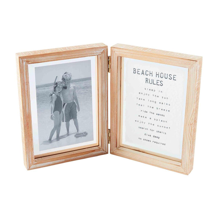 "Beach House Rules" Hinged Frame - Madison's Niche 