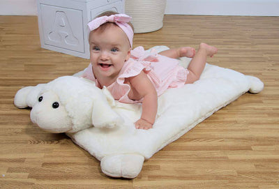 Lottie Lamb Belly Blanket - Madison's Niche 