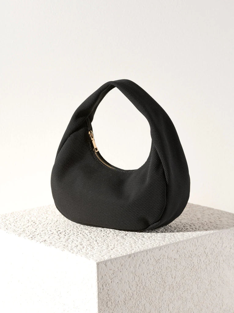Bella Mini Hobo in Black - Madison's Niche 