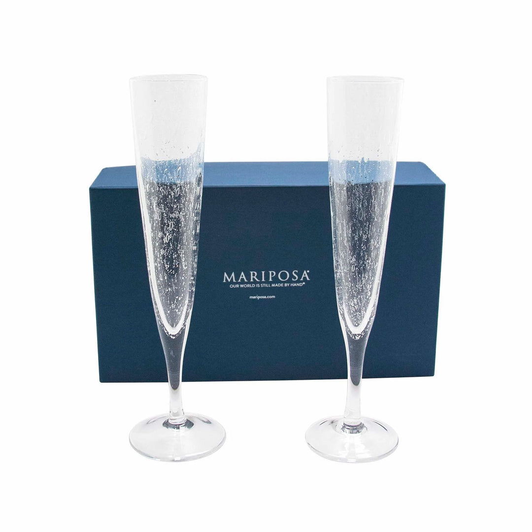 Bellini Champagne Flutes Gift Box (Set of 2) - Madison's Niche 