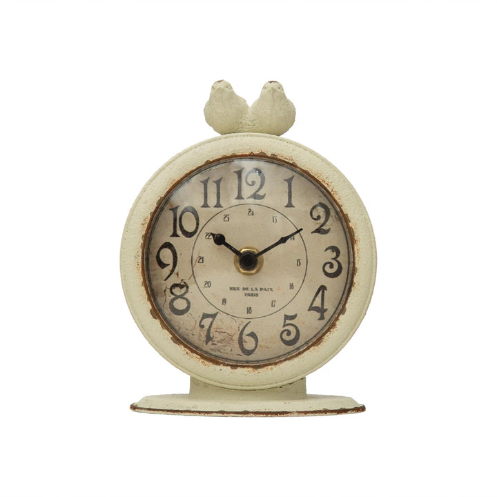 Bird Mantel Clock - Madison's Niche 