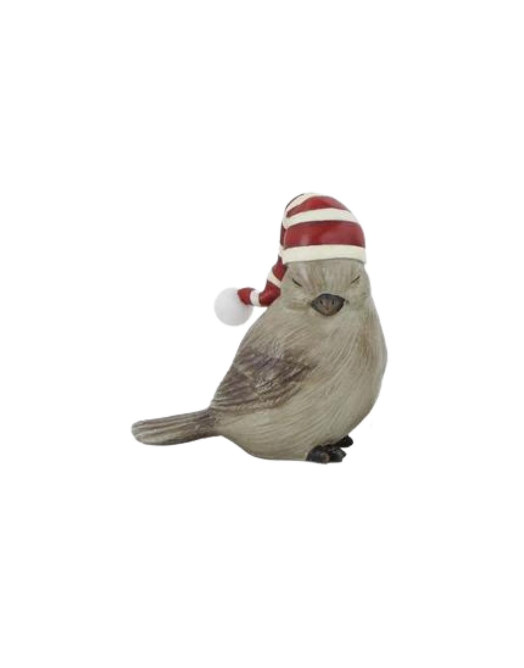 Bird with Striped Stocking Figurine - Madison's Niche 