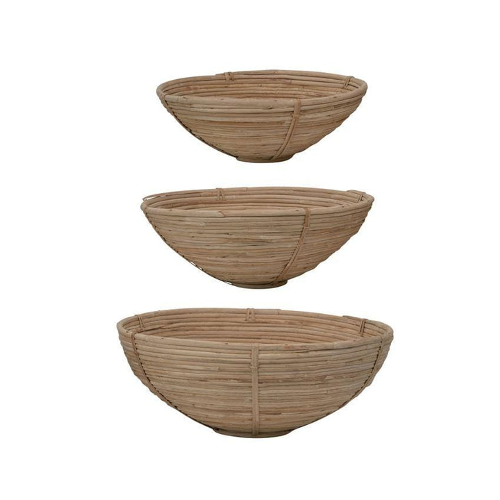 Hand Woven Cane Bowl - Madison's Niche 