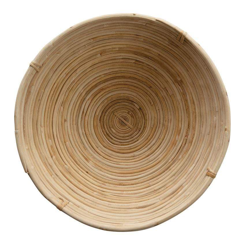 Hand Woven Cane Bowl - Madison's Niche 