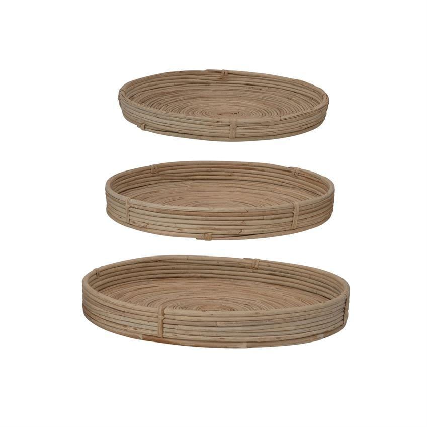 Hand Woven Cane Tray - Madison&