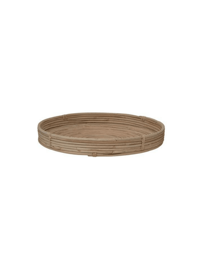 BLOOMINGVILLE Home Decor Hand Woven Cane Tray