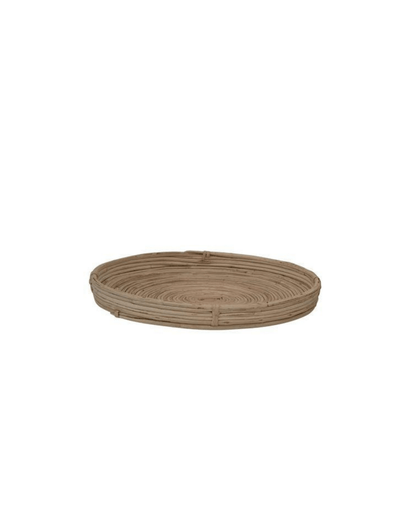 BLOOMINGVILLE Home Decor Hand Woven Cane Tray