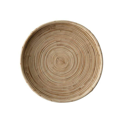 Hand Woven Cane Tray - Madison's Niche 