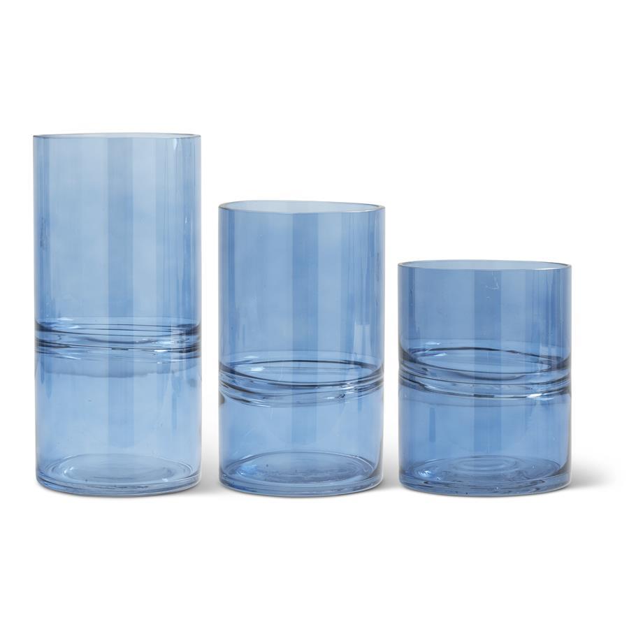 Blue Glass Vase - Madison&