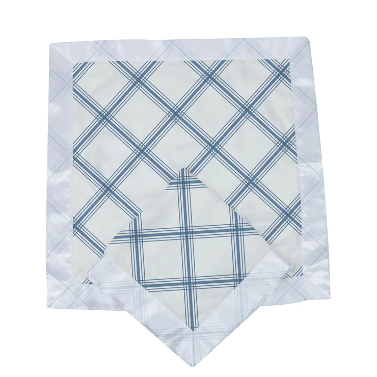 Blue Plaid Blankie Set - Madison's Niche 