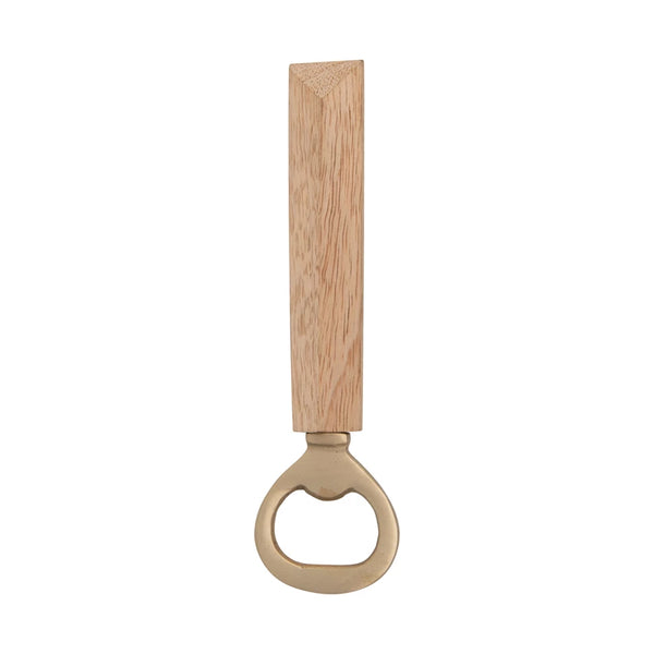 Brass Bottle Opener with Wood Handle Madison's Niche 